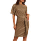 💃Last Day Sales 60% OFF🎉Sparkly One-Shoulder Ruched Dress