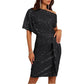 💃Last Day Sales 60% OFF🎉Sparkly One-Shoulder Ruched Dress