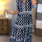 🎉Spring Specials Sale 50% OFF🌸💐Women’s Geometric Print V-Neck Maxi Dress