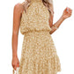 ⏰Hot Sale 50% Off🔥Buy 2 get extra 15% off💃2026 New Summer Halter Neck Pleated A Line Dress