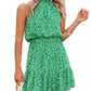 ⏰Hot Sale 50% Off🔥Buy 2 get extra 15% off💃2026 New Summer Halter Neck Pleated A Line Dress