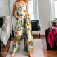 💎 Limited 50% OFF! 💎🌼 Flowy, Fun & Totally You! Women’s Printed Wide-Leg Overalls