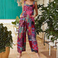 💎 Limited 50% OFF! 💎🌼 Flowy, Fun & Totally You! Women’s Printed Wide-Leg Overalls