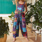 💎 Limited 50% OFF! 💎🌼 Flowy, Fun & Totally You! Women’s Printed Wide-Leg Overalls
