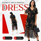💥Special Sale 53% OFF💝✨Flowy V-Neck Printed Long Dress