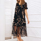 💥Special Sale 53% OFF💝✨Flowy V-Neck Printed Long Dress
