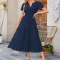 🔥Hot Sale 50% OFF👗Women's Casual Summer Short-Sleeve V-Neck Long Dresses