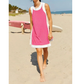 📢📢50%  OFF !! ⏰Women's Casual Color Block Sleeveless Tops Matching Shorts