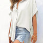 🔥Hot Sale 50% Off💥🎁Women's Loose Fit Casual Button Short Sleeve Shirt Tops