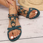 👡Summer Hot Sale - ONLY ￡11.99!! 💥 Women's Round-Toe Flat Breathable Sandals – Soft, Cushioned & Perfect for Summer Days & Holidays 🌸✨
