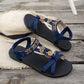 👡Summer Hot Sale - ONLY ￡11.99!! 💥 Women's Round-Toe Flat Breathable Sandals – Soft, Cushioned & Perfect for Summer Days & Holidays 🌸✨