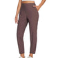 ⏳LIMITED OFFER 70%OFF🌞Women’s Fitted High-Waisted Zip-Pocket Trousers - 👖Lightweight, Breathable, Soft 26"/27" Ankle Pants with Zipper Pockets