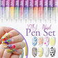 🎁The Best Gift For Kids - 50% OFF🐰12 Colors Nail Art Pens Set - 1🎨💅