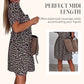 🔥Last Day Promotion 49% OFF💖Women's Casual V-Neck Short Sleeve Dress