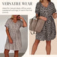 🔥Last Day Promotion 49% OFF💖Women's Casual V-Neck Short Sleeve Dress