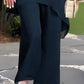 📢📢Big Sale Now On!⏰Charming Irregular Top & Wide Leg Pants Set