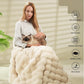 ⏳Time-Limited Special 70% Off⏰🔥🛏️Thickened Rabbit Plush&Milk Velvet Cover Blanket🍂Large Throw💤Wrap up in Ultimate Comfort