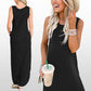 🎉Hot Promotion 50% OFF🛍️Women’s Trendy Solid Color Sleeveless Long Dress