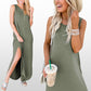 🎉Hot Promotion 50% OFF🛍️Women’s Trendy Solid Color Sleeveless Long Dress