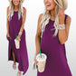 🎉Hot Promotion 50% OFF🛍️Women’s Trendy Solid Color Sleeveless Long Dress