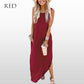 🎉Hot Promotion 50% OFF🛍️Women’s Trendy Solid Color Sleeveless Long Dress