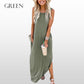 🎉Hot Promotion 50% OFF🛍️Women’s Trendy Solid Color Sleeveless Long Dress