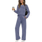 🔥LAST DAY SALE — 60% OFF! 👍✨Women's 2026 UK Casual Crew Neck Top & Drawstring Pants Set