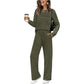 🔥LAST DAY SALE 70% OFF👍✨Women's Crew Neck Top & Drawstring Pants Set