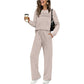 🔥LAST DAY SALE — 60% OFF! 👍✨Women's 2026 UK Casual Crew Neck Top & Drawstring Pants Set