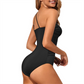 💥LAST DAY SALE 60% OFF🏖️👙One Shoulder One Piece Swimsuit For Women Tummy Control Bathing Suit