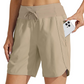 🎉Hot Promotion 50% OFF💃Women's Active 7 Inseam Athletic Long Running High Wasistband Shorts