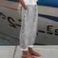 🌷🩵Spring Limited Sale 50% OFF🩵🌷Comfy Blue Striped Side Pocket Pants
