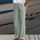 🌷🩵Spring Limited Sale 50% OFF🩵🌷Comfy Blue Striped Side Pocket Pants