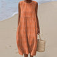 💥LAST DAY SALE 60% OFF🏖️Women's Casual Sleeveless Midi Dress