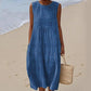 💥LAST DAY SALE 60% OFF🏖️Women's Casual Sleeveless Midi Dress