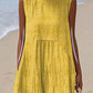 💥LAST DAY SALE 60% OFF🏖️Women's Casual Sleeveless Midi Dress