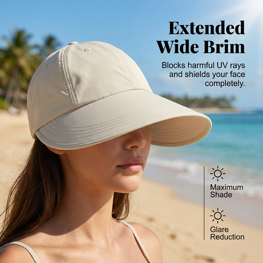 💐50% OFF ! Wide Brim Sun Hat – Maximum UV Protection for Your Summer Days ☀️🧢