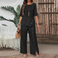 🔥Hot Sale 49% OFF🥰Women's Irregular Hem Top & Wide Leg Pants Two-Piece Set