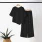 🔥Hot Sale 49% OFF🥰Women's Irregular Hem Top & Wide Leg Pants Two-Piece Set