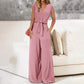 👗 53% OFF NOW! Women's Linen Two-Piece Set – Tie-Front Top & High-Waist Wide-Leg Pants 🌿