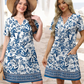 🏖️Summer Hot Sale 60% OFF🏝️💃Women's Casual V Neck Vacation Midi Dress With Pockets
