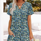 🏖️Summer Hot Sale 60% OFF🏝️💃Women's Casual V Neck Vacation Midi Dress With Pockets