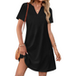 🏖️Summer Hot Sale 60% OFF🏝️💃Women's Casual V Neck Vacation Midi Dress With Pockets