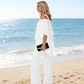 💥2026 Hot Sale 50% OFF🤩Women’s Irregular Chiffon Tops & Wide-Leg Pants Set