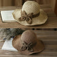 🎀 Hot Sale 49% OFF👒 | Straw Hat with Retro Bow – Foldable & Breathable for Summer