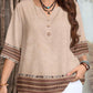 🌸Summer Hot Sale-60% Off!!🌿Women's Casual Button-Front V-Neck Top