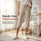 ⏳Time-Limited 50% OFF! 👖⏰Women’s Casual Cotton Linen Capris– Breathable, Comfortable & Effortlessly Chic 🌿✨