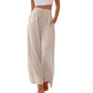 🌷Summer Special Offer 49% Off🍃👖Women's Casual Lightweight Plain Trousers