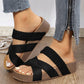 🎁2026 New Arrivals 50% OFF|Criss-Cross Woven Strap Wedge Sandals|Comfortable, Stylish & Perfect for Summer Days ☀️