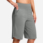 ⏰2026 Summer Hot Sale 49% OFF🔥Women's Bermuda Shorts with Pockets -👍Knee Length Athletic Casual Long Shorts